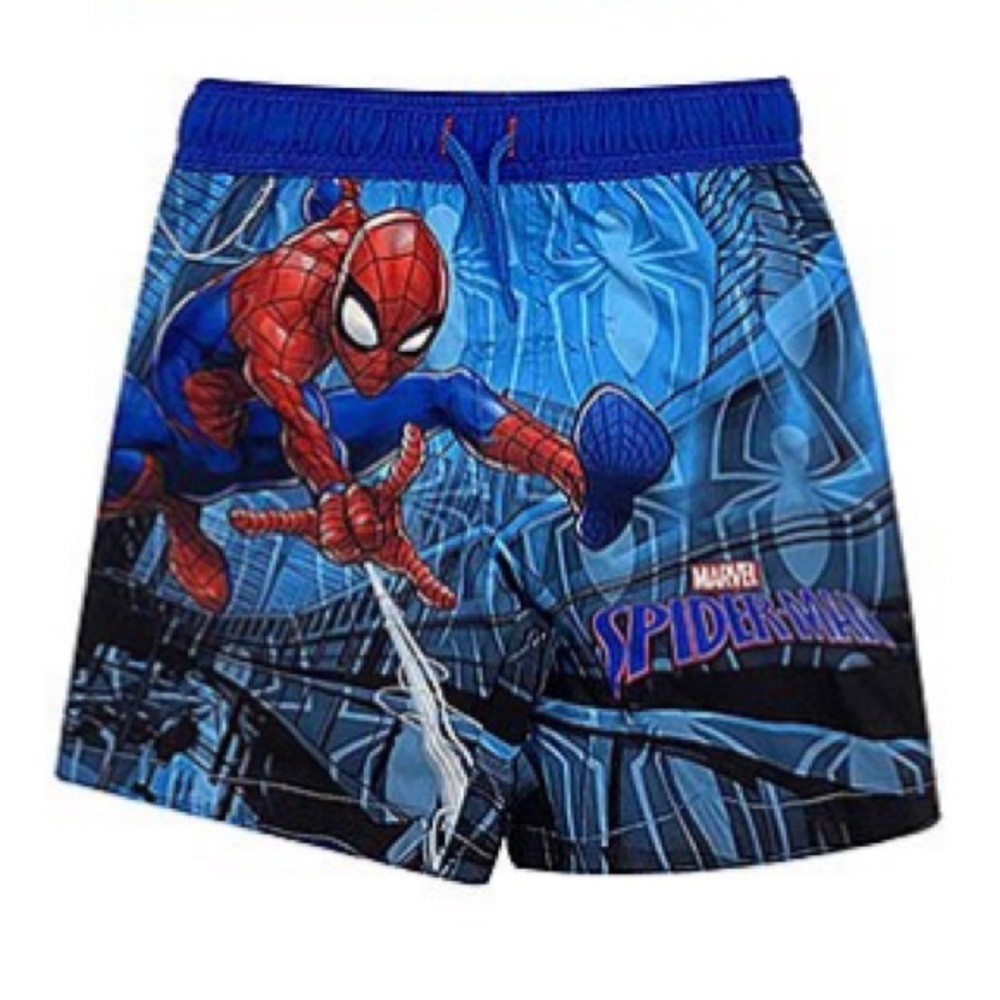 Marvel Spider-Man Blue & Red Raglan Rashguard Set - Picture 3 of 9